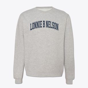 Lonnie B Nelson Elementary School Varsity Arch Crewneck Sweatshirt