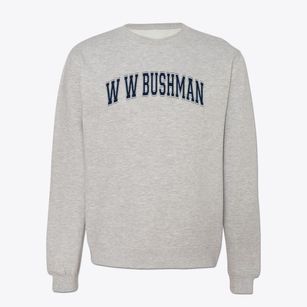 W W Bushman Elementary School Varsity Arch Crewneck Sweatshirt