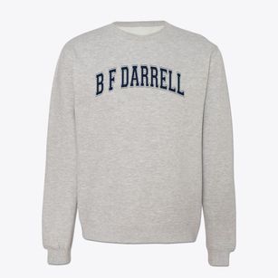 B F Darrell Elementary School Varsity Arch Crewneck Sweatshirt