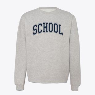 School Community Guidance Center Varsity Arch Crewneck Sweatshirt