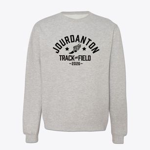 Jourdanton Junior High School Track and Field Crewneck Sweatshirt