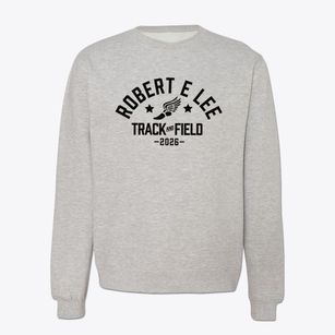 Robert E Lee Elementary School Track and Field Crewneck Sweatshirt