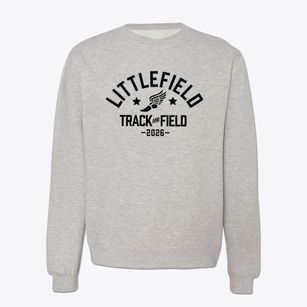 Littlefield Junior High School Track and Field Crewneck Sweatshirt