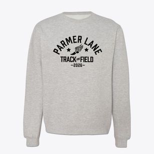 Parmer Lane Elementary School Track and Field Crewneck Sweatshirt