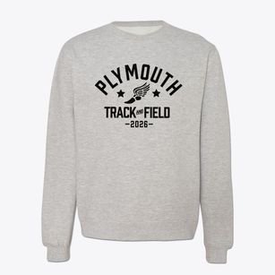 Plymouth Elementary School Track and Field Crewneck Sweatshirt