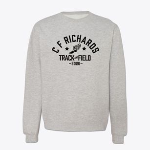 C F Richards Junior Academy Track and Field Crewneck Sweatshirt