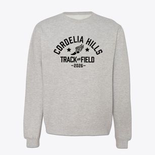 Cordelia Hills Elementary Track and Field Crewneck Sweatshirt