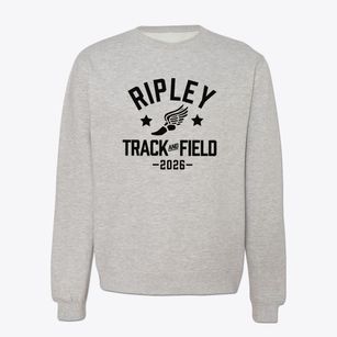 Ripley Elementary School Track and Field Crewneck Sweatshirt