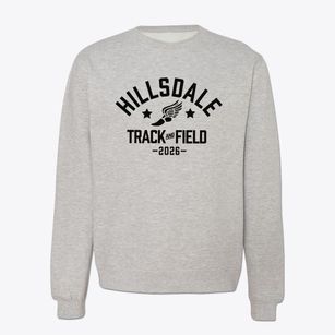 Hillsdale Middle School Track and Field Crewneck Sweatshirt