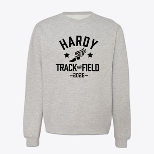 Hardy Elementary School Track and Field Crewneck Sweatshirt
