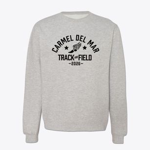 Carmel Del Mar Elementary School Track and Field Crewneck Sweatshirt