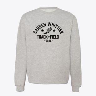Carden Whittier School Track and Field Crewneck Sweatshirt