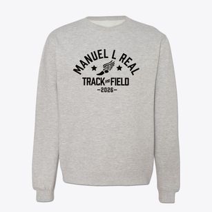 Manuel L Real Elementary School Track and Field Crewneck Sweatshirt