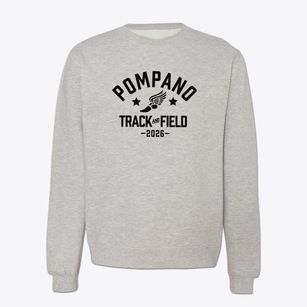 Pompano High School Track and Field Crewneck Sweatshirt