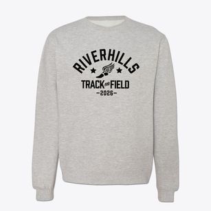 Riverhills Christian School Track and Field Crewneck Sweatshirt