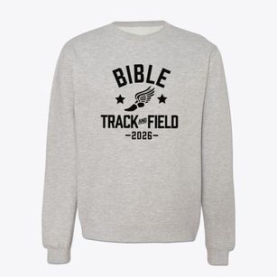 Bible Baptist Church School Track and Field Crewneck Sweatshirt