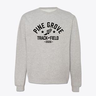 Pine Grove Elementary School Track and Field Crewneck Sweatshirt