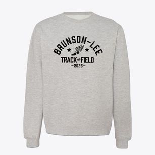 Brunson-lee Elementary School Track and Field Crewneck Sweatshirt