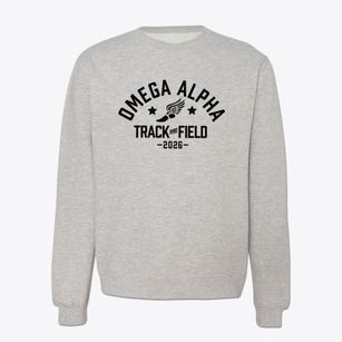 Omega Alpha Academy School Track and Field Crewneck Sweatshirt