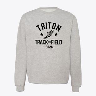 Triton Elementary School Track and Field Crewneck Sweatshirt