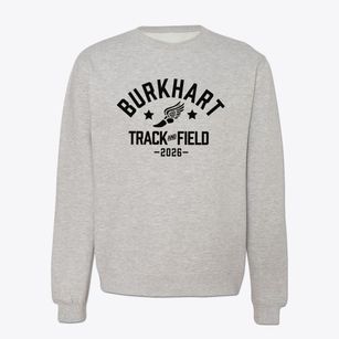 Burkhart Elementary School Track and Field Crewneck Sweatshirt