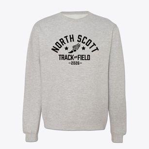 North Scott Senior High School Track and Field Crewneck Sweatshirt
