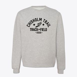 Chisholm Trail Middle School Track and Field Crewneck Sweatshirt