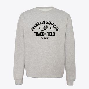 Franklin Simpson Middle School Track and Field Crewneck Sweatshirt