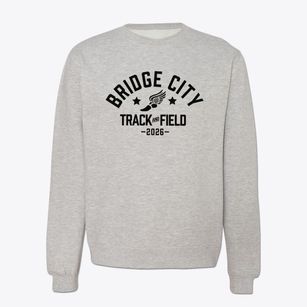 Bridge City Elementary School Track and Field Crewneck Sweatshirt