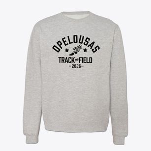 Opelousas High School Track and Field Crewneck Sweatshirt