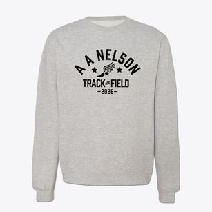 A A Nelson Elementary School Track and Field Crewneck Sweatshirt