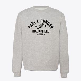 Paul L Dunbar Accelerated School Track and Field Crewneck Sweatshirt