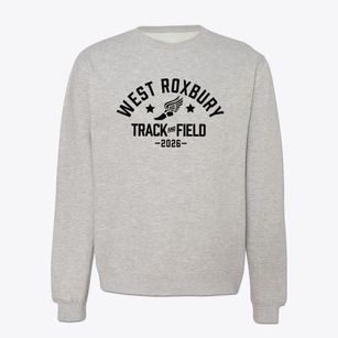 West Roxbury Academy Track and Field Crewneck Sweatshirt