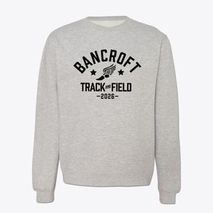 Bancroft Elementary School Track and Field Crewneck Sweatshirt