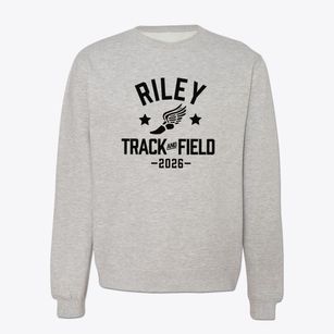 Riley Middle School Track and Field Crewneck Sweatshirt