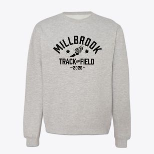 Millbrook Christian School Track and Field Crewneck Sweatshirt