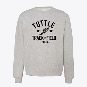 Tuttle Contemporary School Track and Field Crewneck Sweatshirt