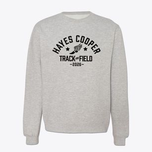 Hayes Cooper Center Track and Field Crewneck Sweatshirt