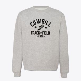 Cowgill Elementary School Track and Field Crewneck Sweatshirt