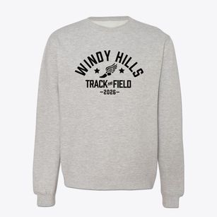 Windy Hills Elementary School Track and Field Crewneck Sweatshirt