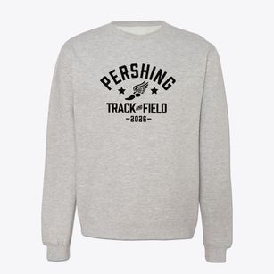 Pershing Elementary School Track and Field Crewneck Sweatshirt
