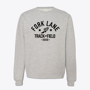 Fork Lane Elementary School Track and Field Crewneck Sweatshirt