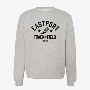 Eastport-south Manor High School Track and Field Crewneck Sweatshirt