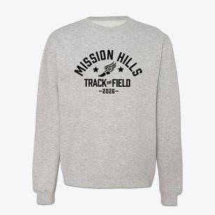 Mission Hills Christian School Track and Field Crewneck Sweatshirt