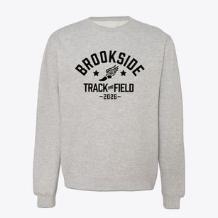 Brookside Elementary School Track and Field Crewneck Sweatshirt