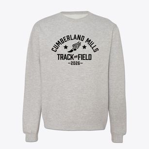Cumberland Mills Elementary School Track and Field Crewneck Sweatshirt