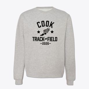 Cook Middle School Track and Field Crewneck Sweatshirt