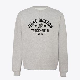 Isaac Dickson Elementary School Track and Field Crewneck Sweatshirt