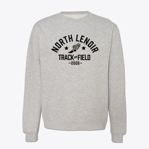 North Lenoir High School Track and Field Crewneck Sweatshirt