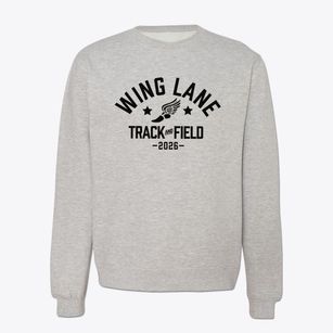 Wing Lane Elementary School Track and Field Crewneck Sweatshirt